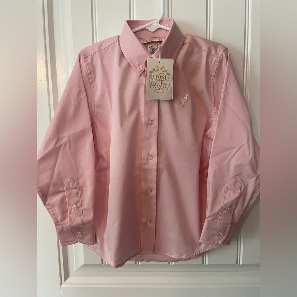 NWT Beaufort Bonnet Boys’ “Deans List” Button Down, Size 5.